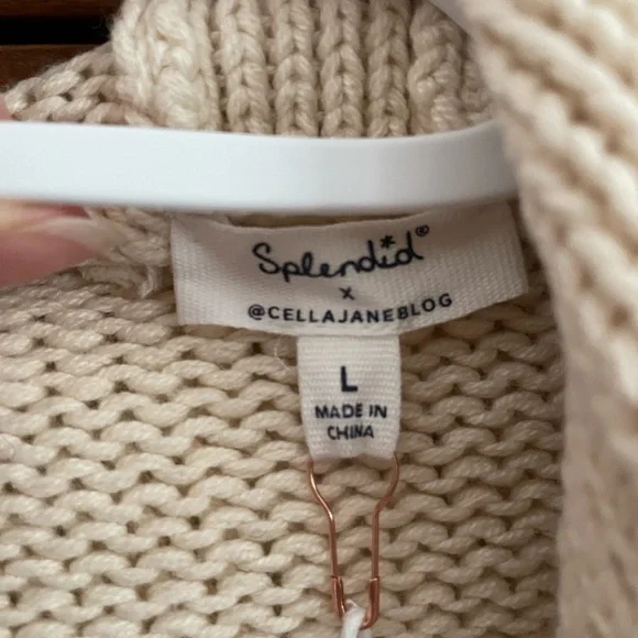 Splendid x cellajaneblog Hooded Cardigan - Picture 3 of 5